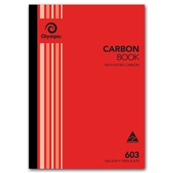 OLYMPIC RULED CARBON BOOKS 603 Trip 100Leaf A4 210x297mm